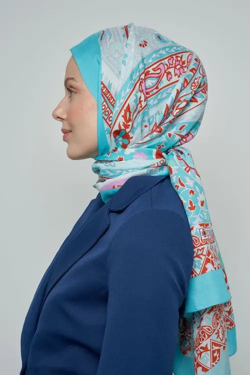 Paisley Koleksiyonu Pateh Şal - Mavi