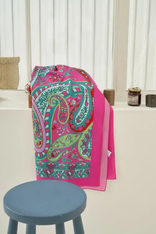 Paisley Koleksiyonu Pateh Şal - Pembe