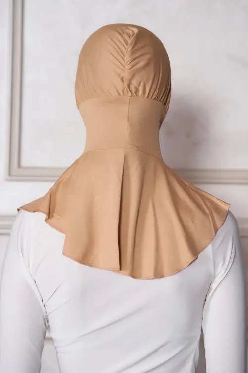 Sports Hijab Practice Ready-to-Snap Bonnet - Beige