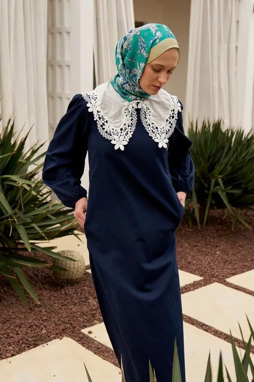 Curated Outline Şal - Turkuaz