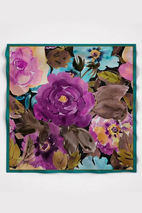 Rosa Modal Eşarp - Mavi