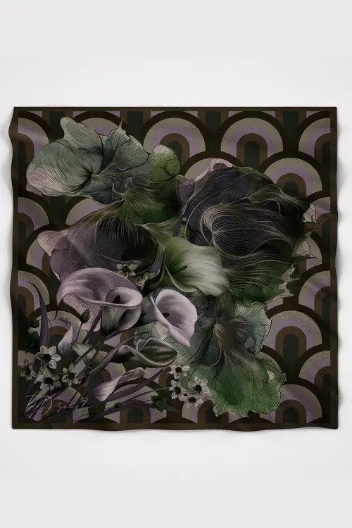 Calla Modal Eşarp - Acı Kahve