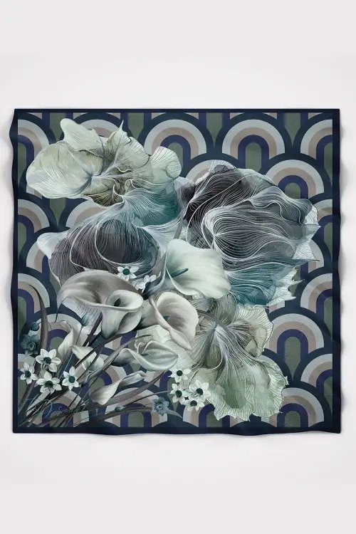 Calla Modal Eşarp - Lacivert