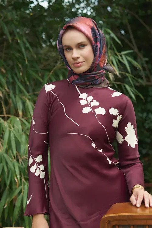 Calla Modal Eşarp - Kahve