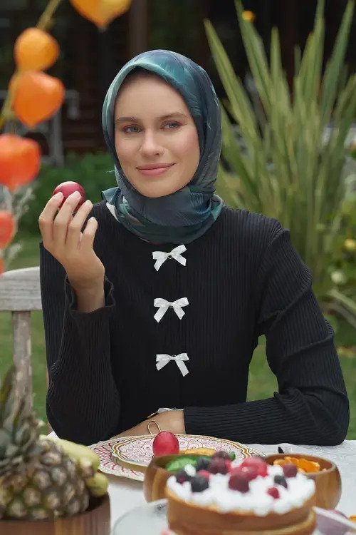 Calla Modal Eşarp - Yeşil