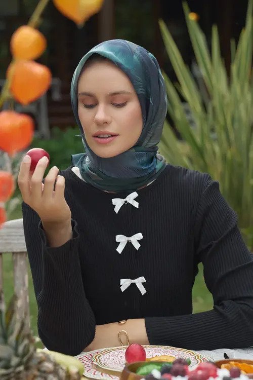 Calla Modal Scarf - Green