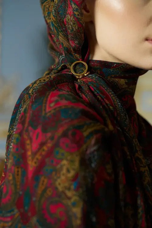 Gold Plated Shawl/Scarf Ring