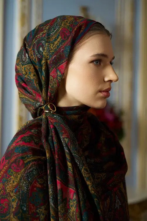 Gold Plated Shawl/Scarf Ring