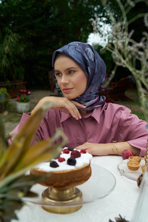 Rosa Modal Eşarp - Mor