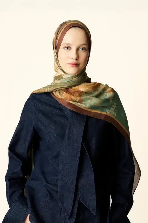 Fearless Pamuk Modal Şal - Kahverengi