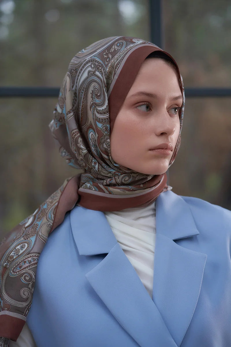 Heritage Gazel Şal - Kahverengi