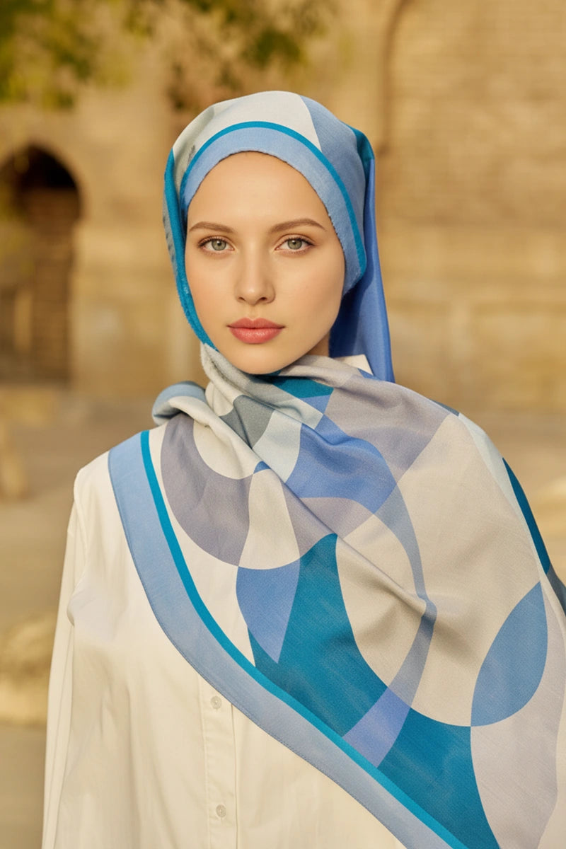 Ashen Floş Viskon Şal - Lilac