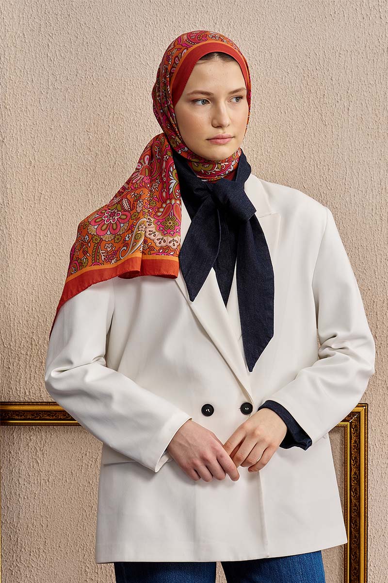 Celebrity Bliss Shawl - Orange