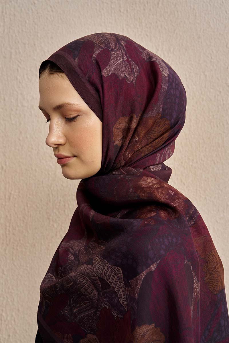 Celebrity Fiorenza Shawl - Plum