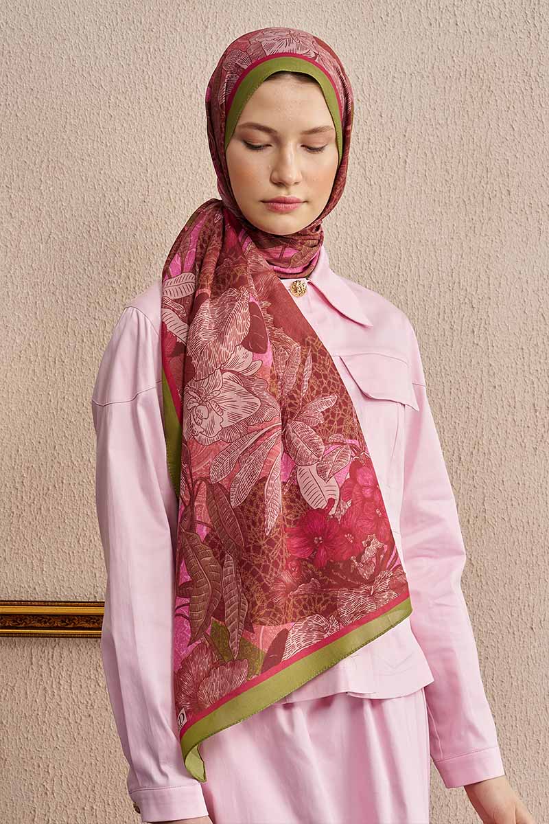 Celebrity Fiorenza Shawl - Olive Green