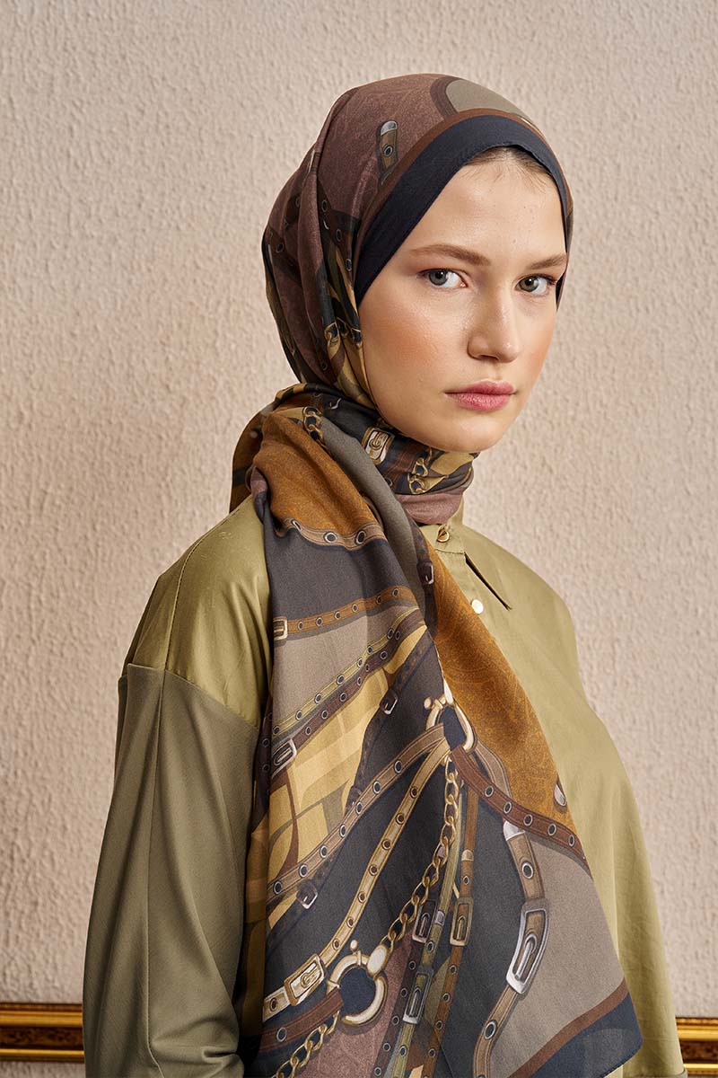 Celebrity Pietra Şal - Kahverengi