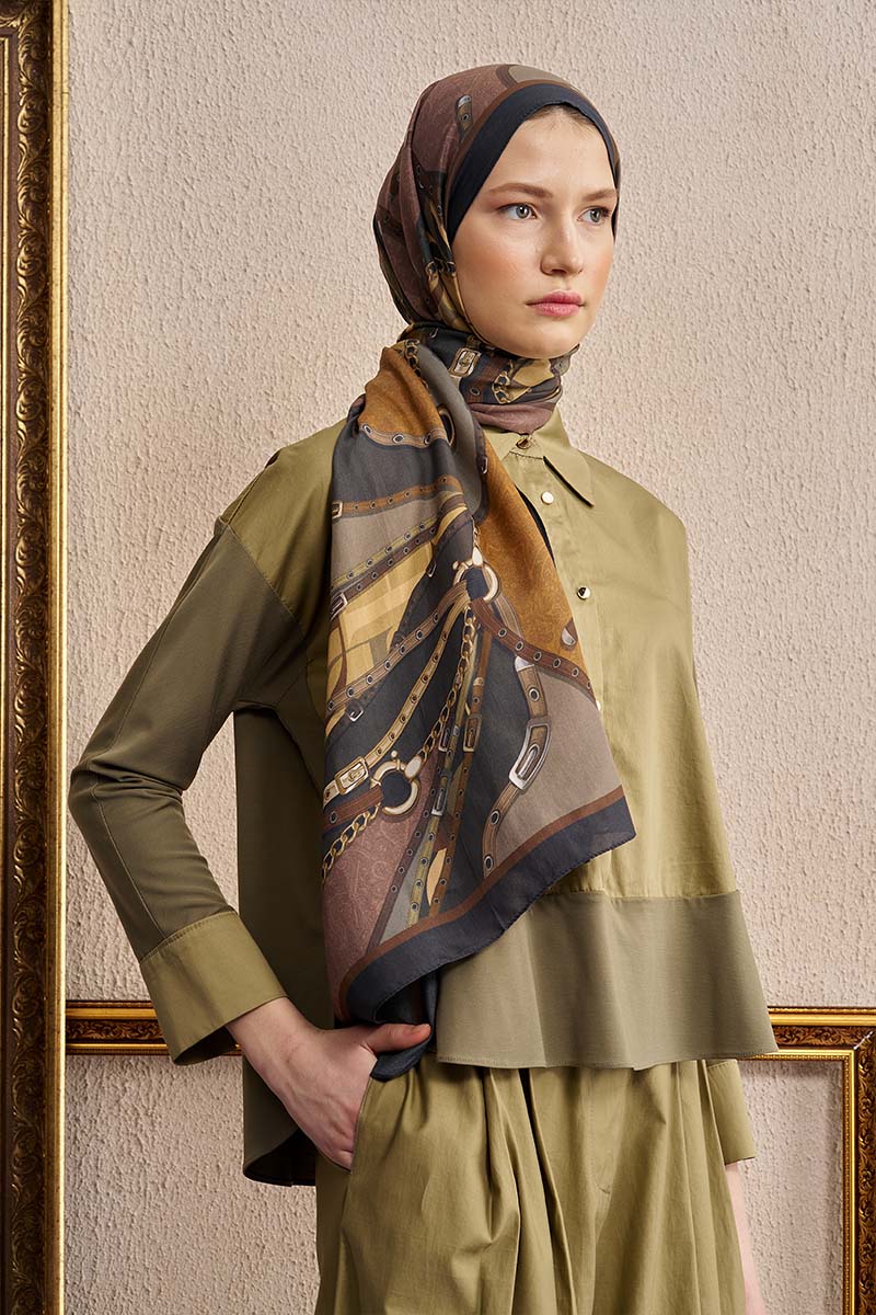 Celebrity Pietra Şal - Kahverengi