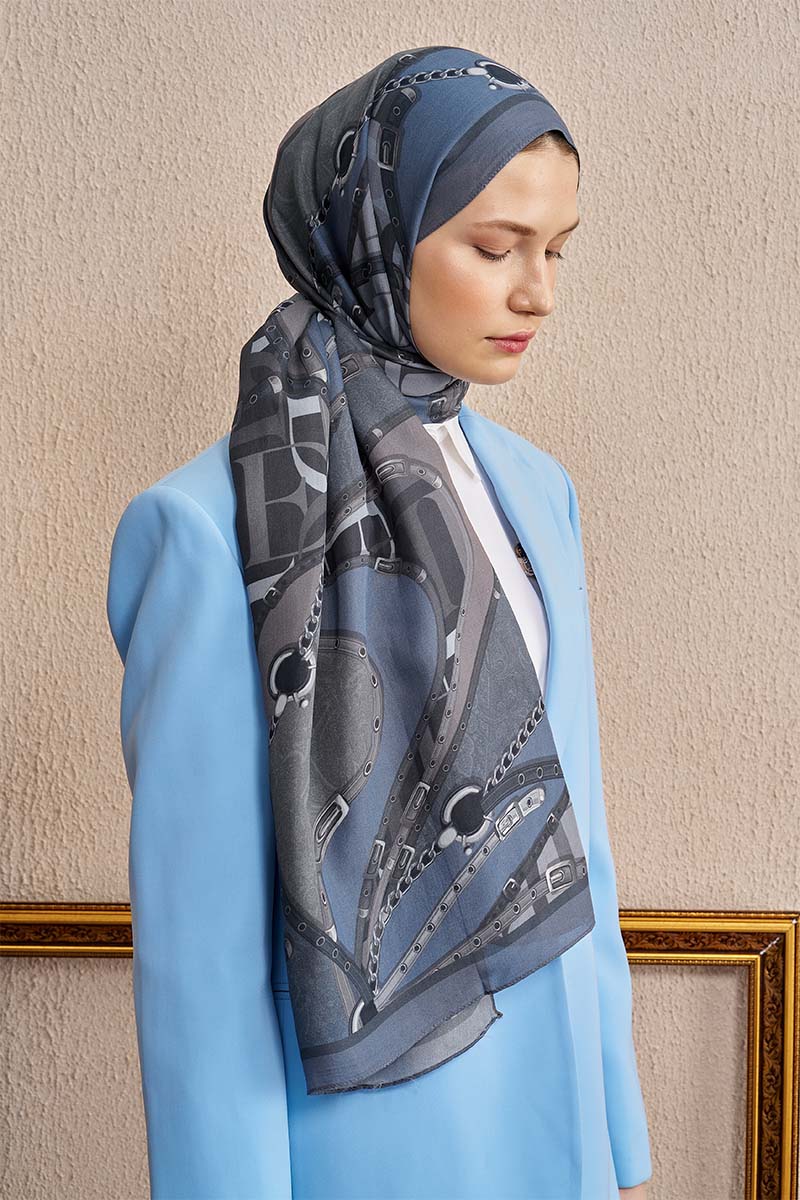 Celebrity Pietra Şal - Mavili Gri