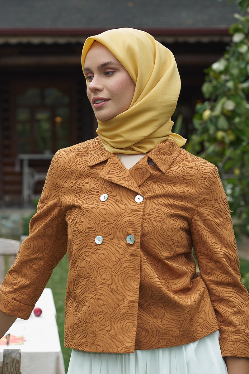 Classic Collection Modal Scarf - Dark Yellow