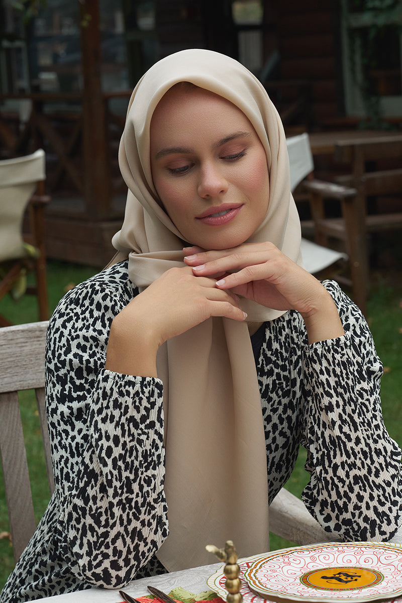 Classic Collection Modal Scarf - Dark Beige