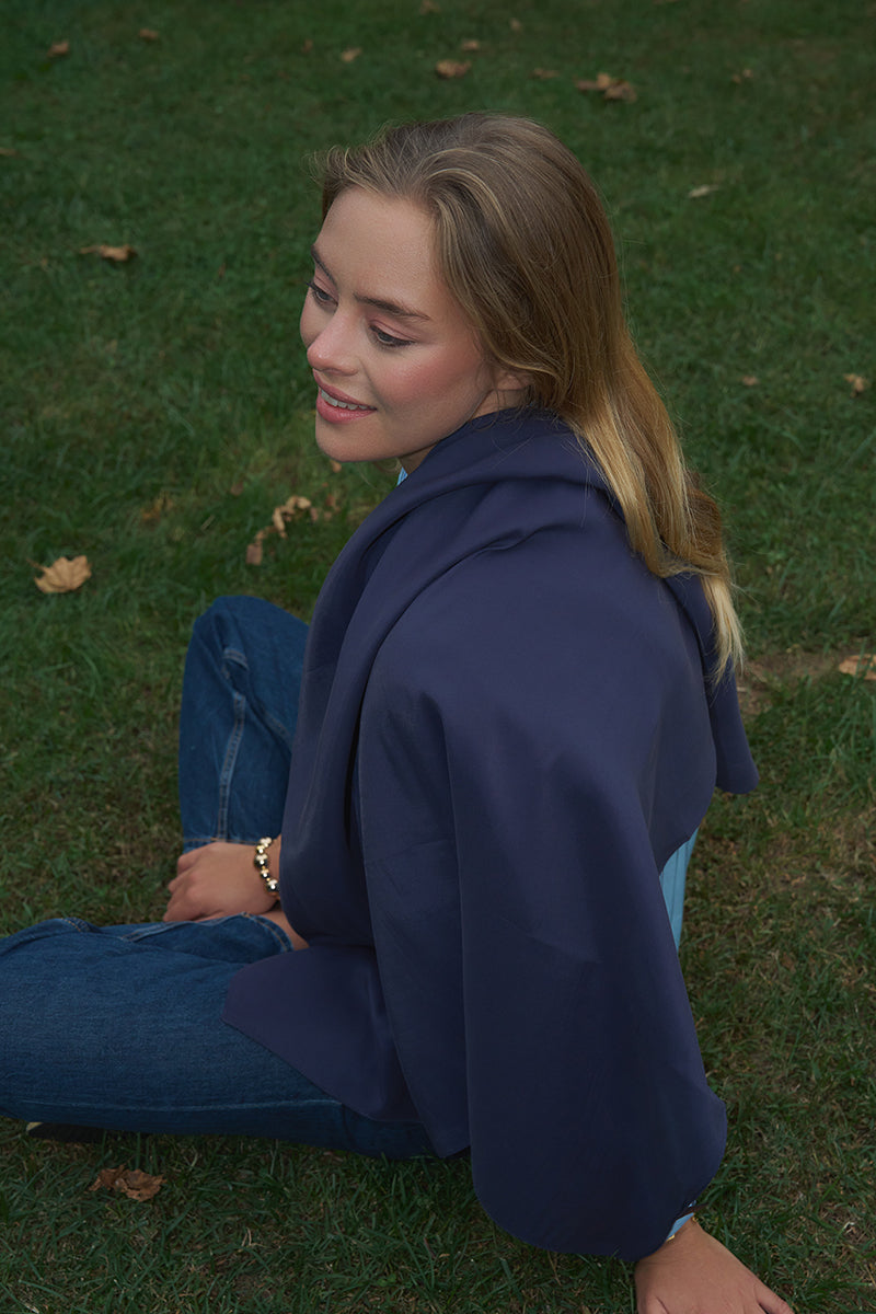 Classic Collection Modal Scarf - Navy Blue