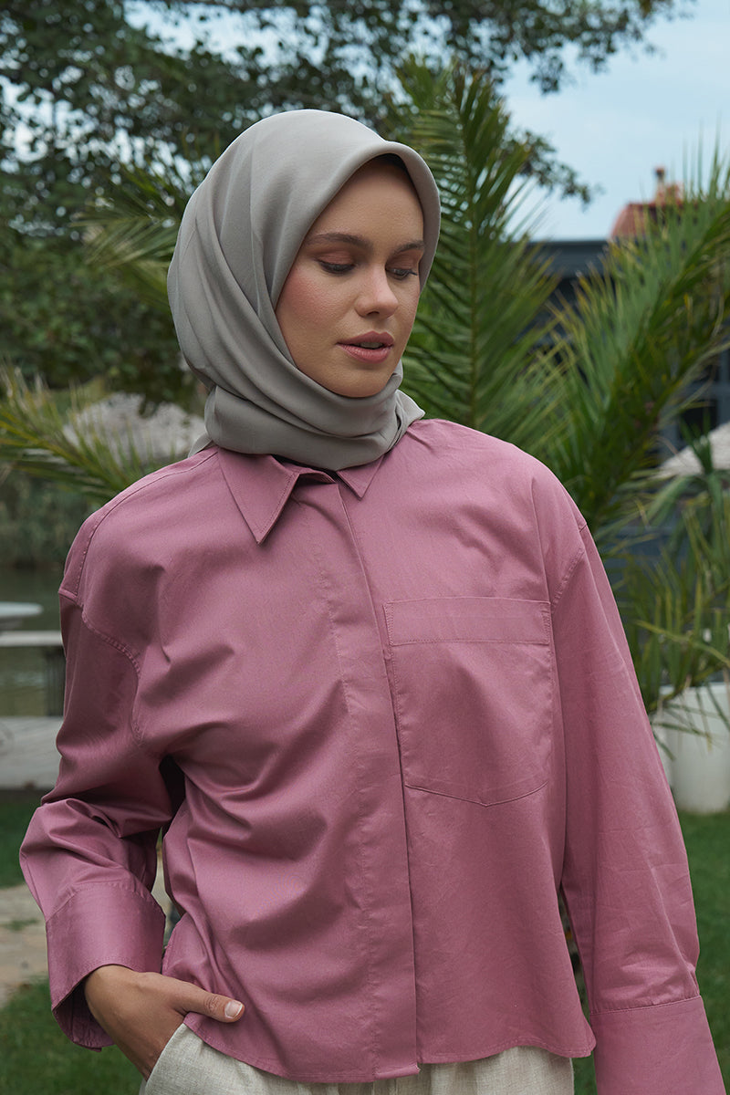 Classic Collection Modal Eşarp - Vizon