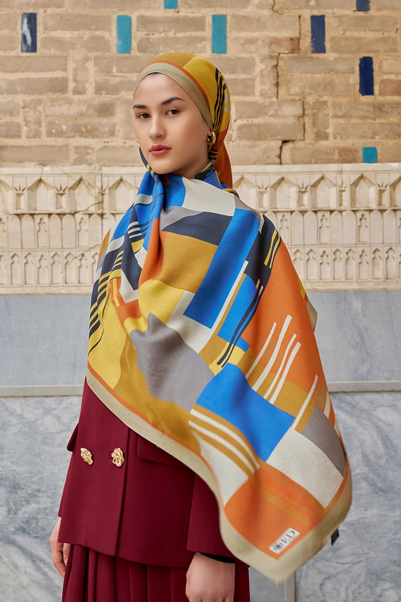 Clover Floss Viscose Shawl - Beige