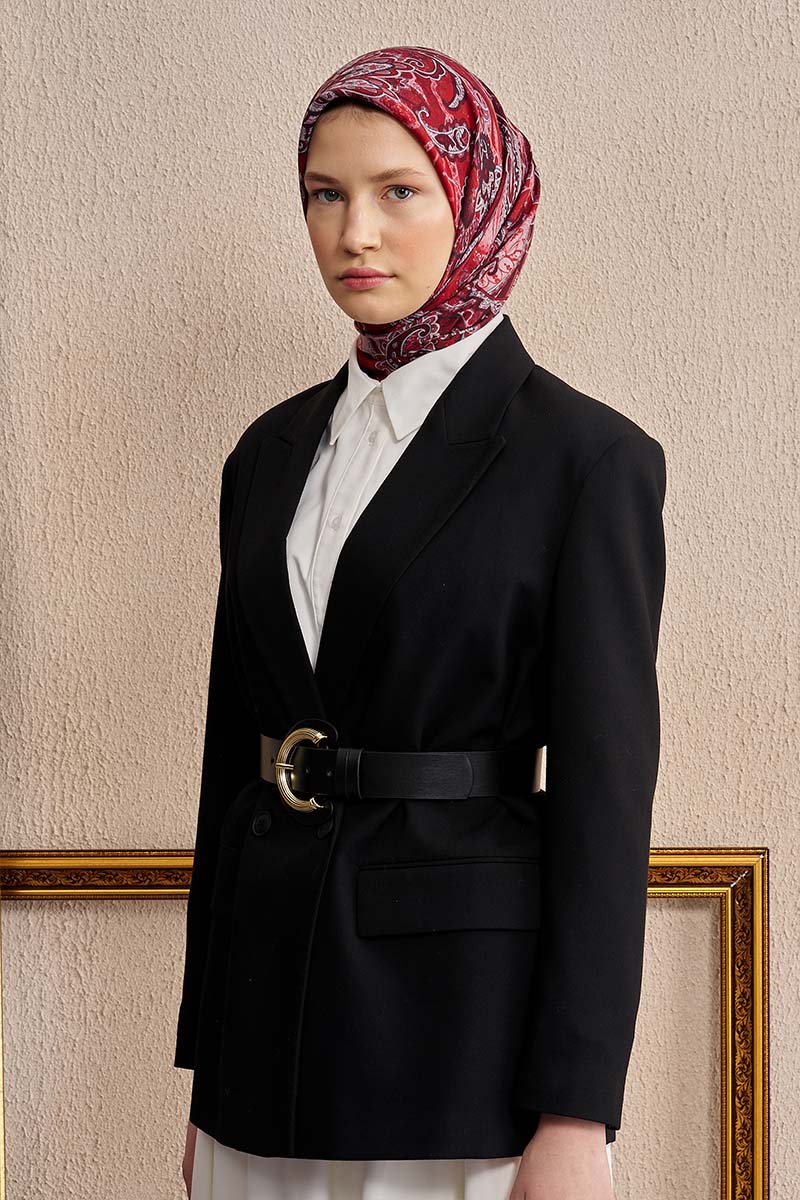 Vision Art Collection Eclipse Eşarp - Bordo