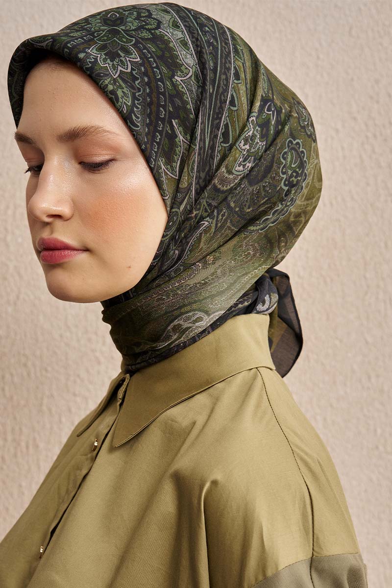 Vision Art Collection Eclipse Eşarp - Haki