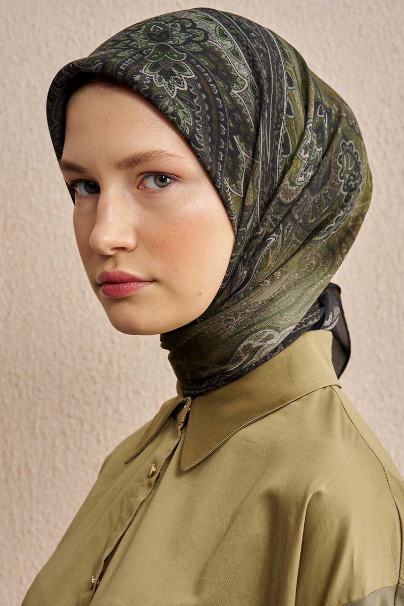 Vision Art Collection Eclipse Eşarp - Haki