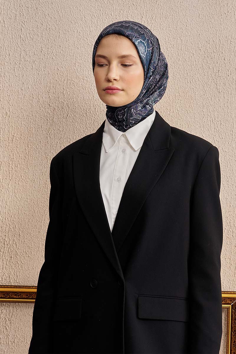 Vision Art Collection Eclipse Eşarp - Lacivert