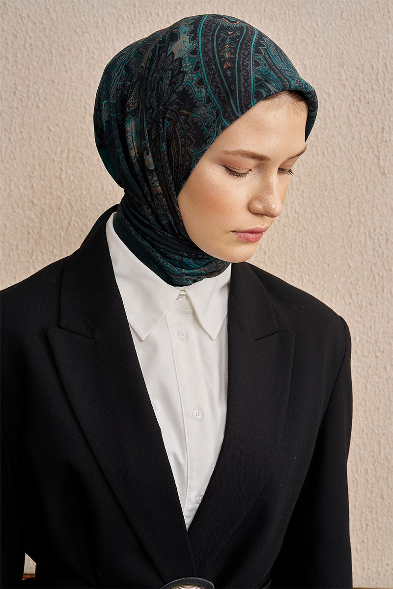 Vision Art Collection Eclipse Eşarp - Petrol