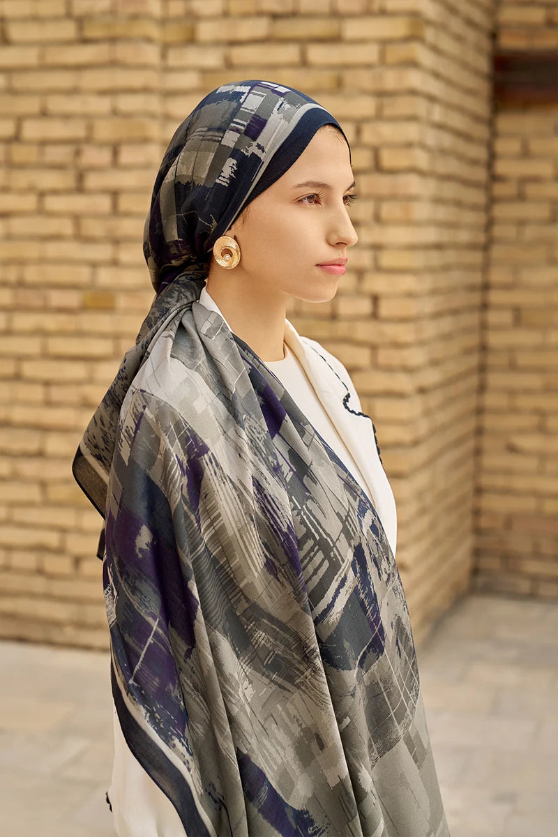 Fearless Cotton Modal Shawl - Black