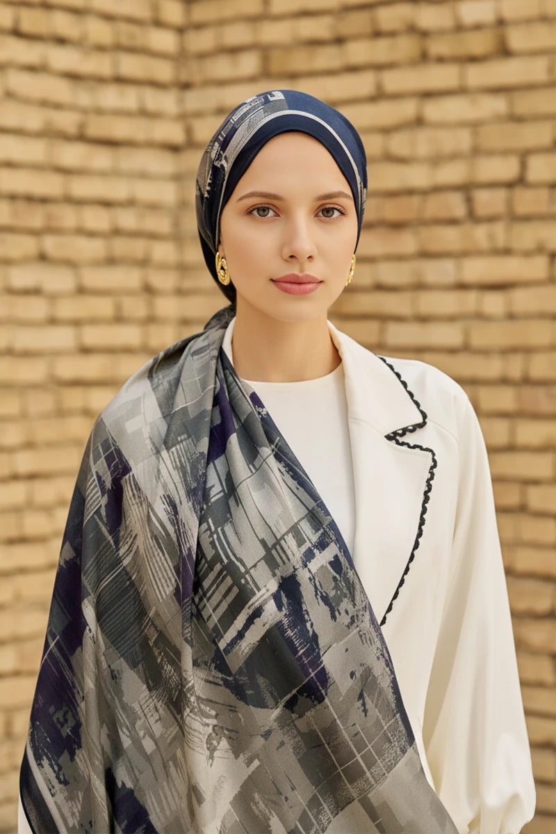 Fearless Pamuk Modal Şal - Siyah