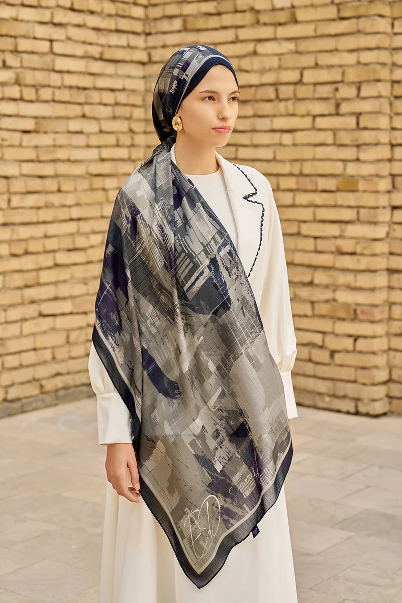 Fearless Cotton Modal Shawl - Black