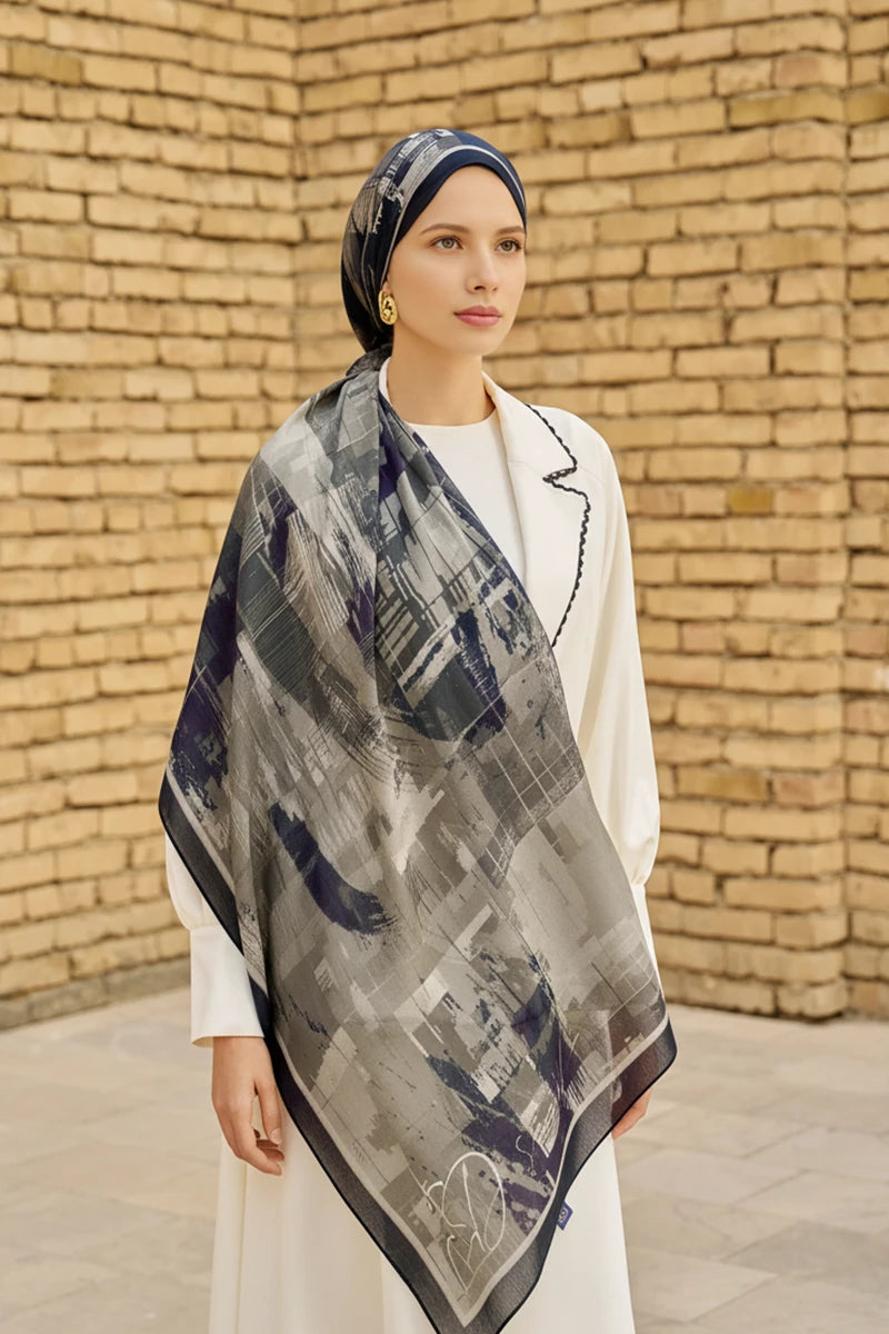 Fearless Pamuk Modal Şal - Siyah