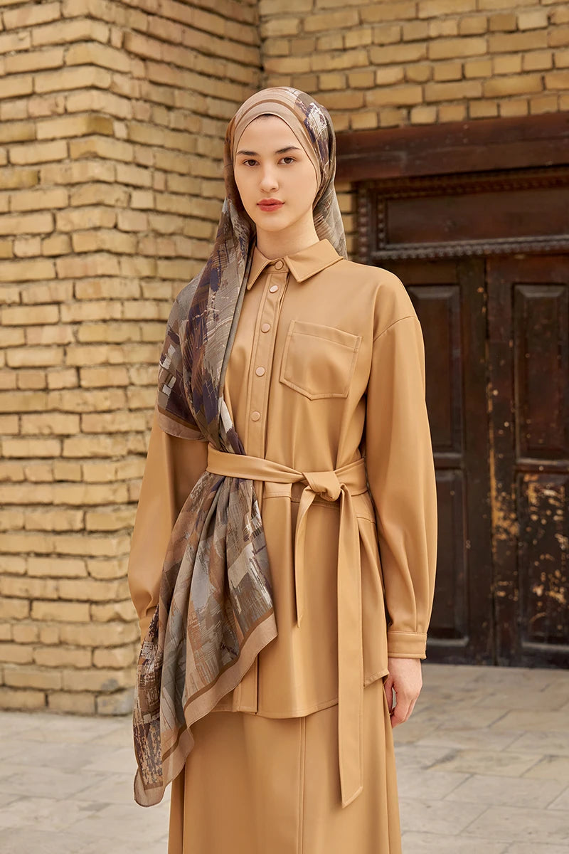 Fearless Pamuk Modal Şal - Vizon