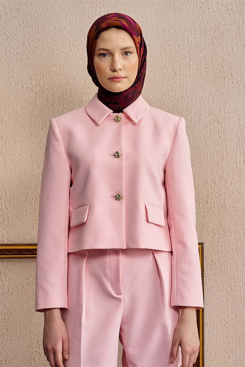 Vision Art Collection Flare Eşarp - Pembe