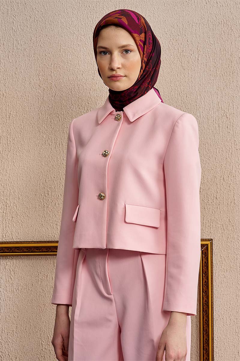 Vision Art Collection Flare Eşarp - Pembe