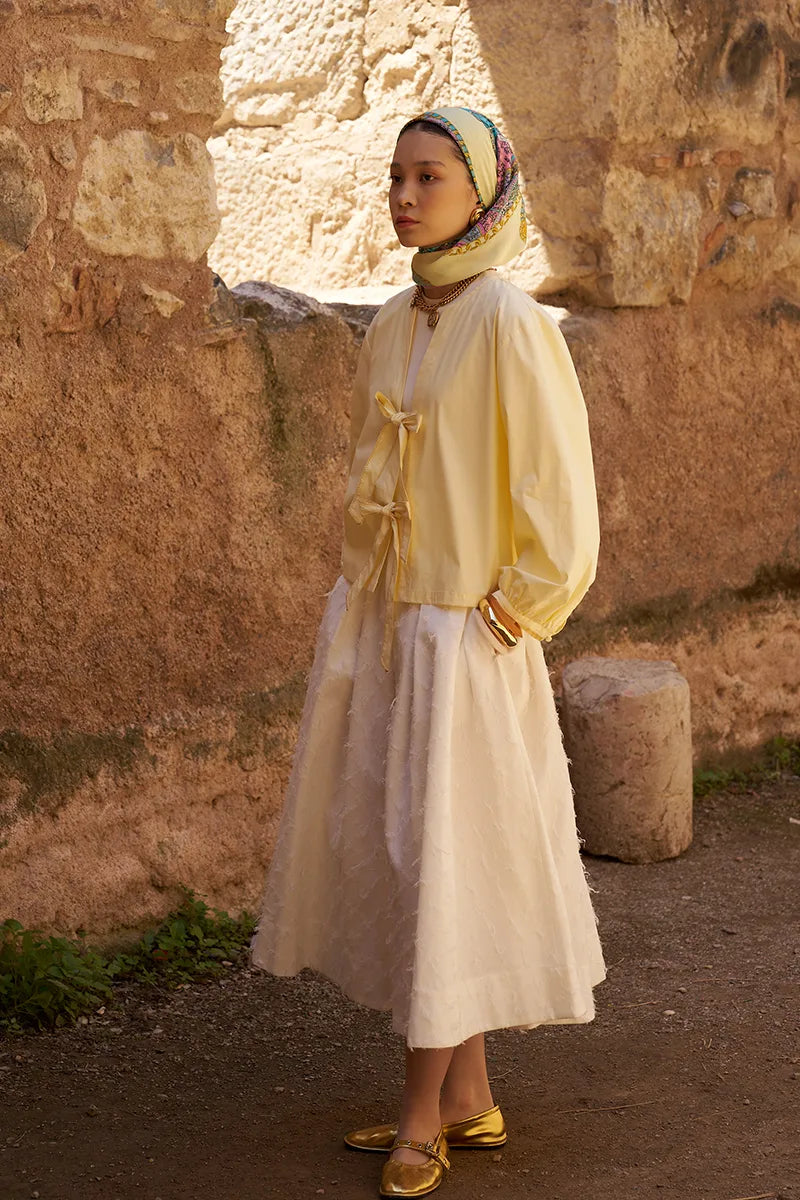 Glaze Chain Desen Eşarp - Pembe