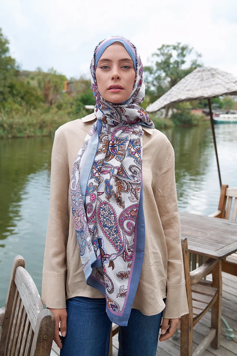 Heritage Ala Shawl - Blue