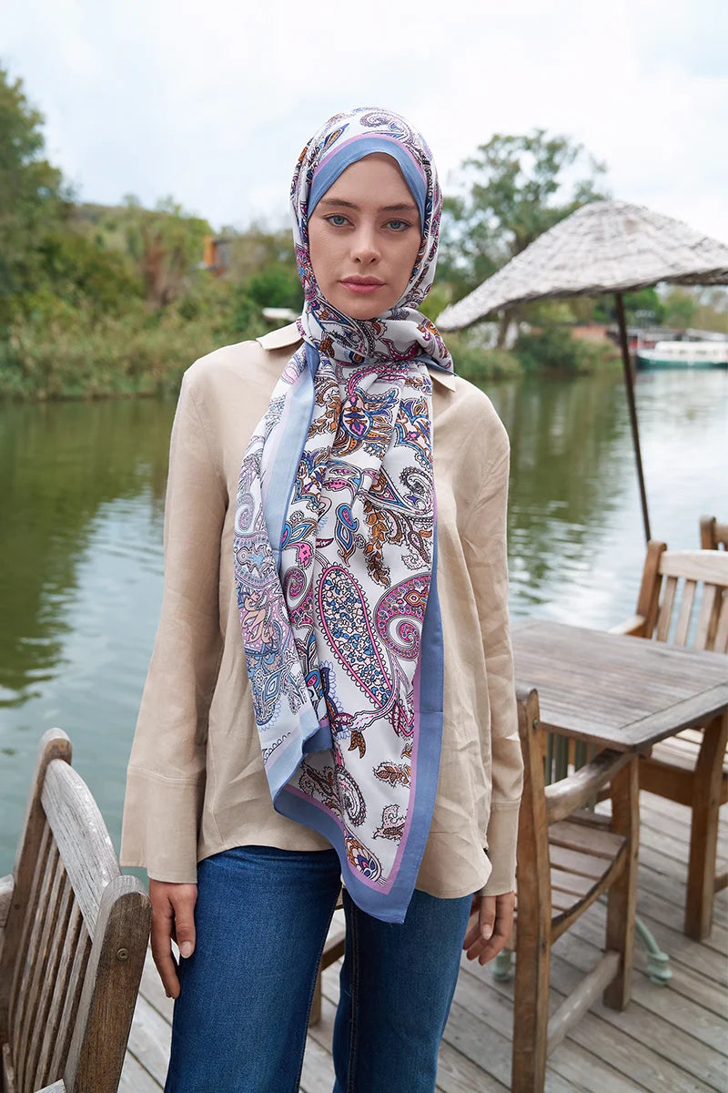 Heritage Ala Shawl - Blue