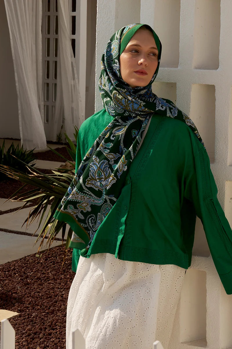 Heritage Ala Shawl - Green