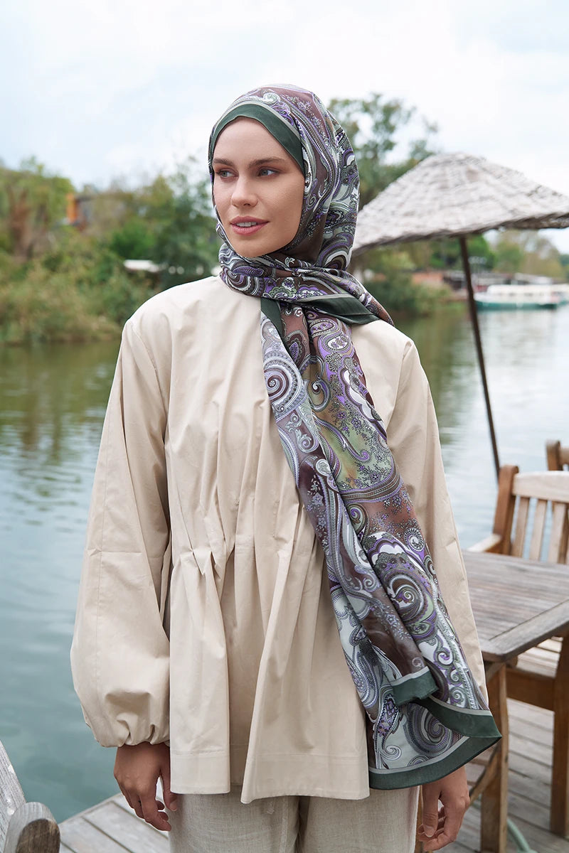 Heritage Gazel Şal - Yeşil