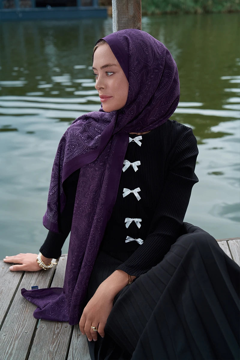 Heritage Saye Şal - Mor