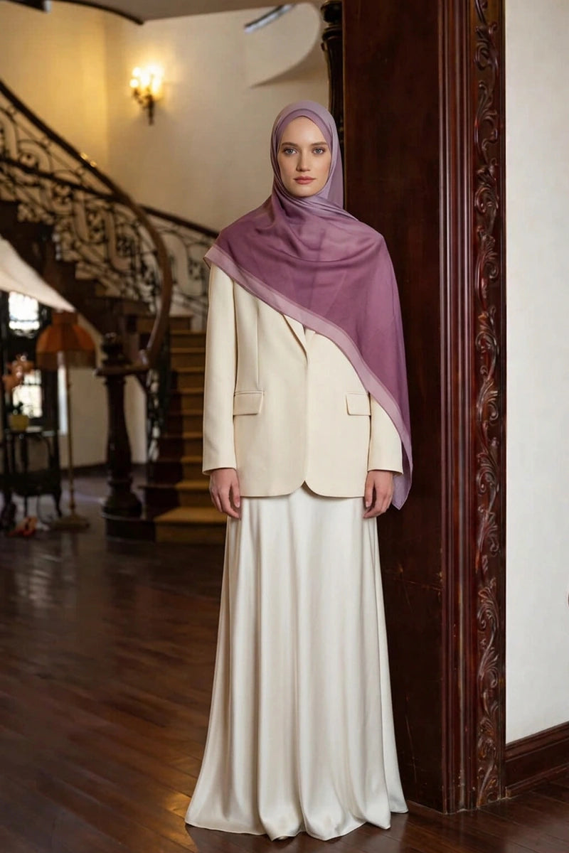 Inspired Degrade Desen Şal - Pembe