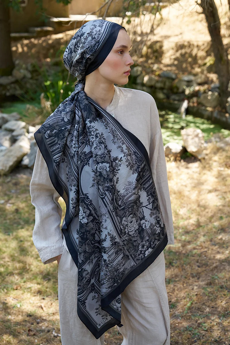 Inspired Esperanza Pattern Shawl - Black