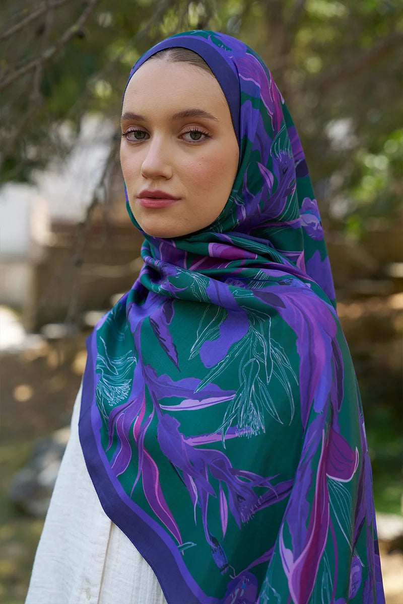 Inspired Muse Desen Şal - Mor