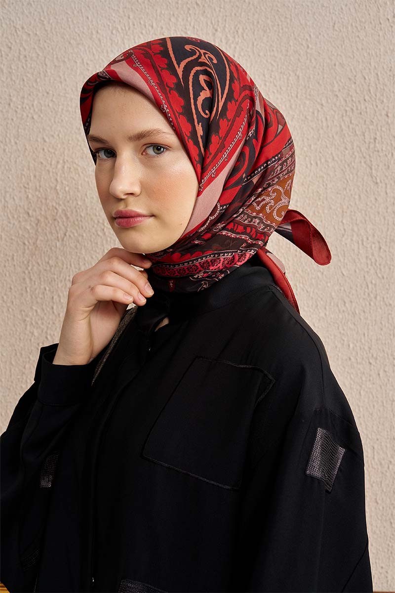 Vision Art Collection Lacirna Eşarp - Bordo