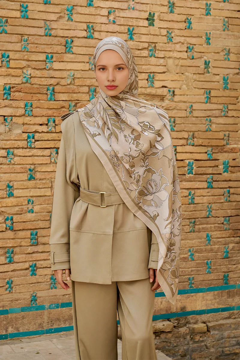 Lover Pamuk Modal Şal - Bej